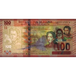 Bolivie - Pick 251a - 100 bolivianos - Série A - Loi 1986 (2018) - Etat : NEUF