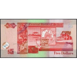 Belize - Pick 67h - 5 dollars - Série EA - 01/05/2020 - Etat : NEUF