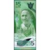 Barbade - Pick 81a - 5 dollars - Série G73 - 2022 - Polymère - Etat : NEUF