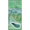 Barbade - Pick 81a - 5 dollars - Série G73 - 2022 - Polymère - Etat : NEUF