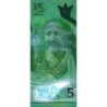 Barbade - Pick 81a - 5 dollars - Série G73 - 2022 - Polymère - Etat : NEUF