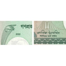 Bangladesh - Pick 52i - 2 taka - Série ঘ ঝ - 2022 - Etat : NEUF