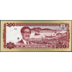 Bangladesh - Pick 67a - 200 taka - Série ক ঘ - 2020 - Commémoratif - Etat : NEUF