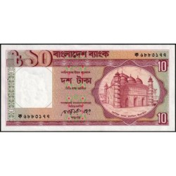 Bangladesh - Pick 26b_2 - 10 taka - Série ক - 02/1989 - Etat : SUP