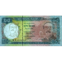 Bangladesh - Pick 33_2 - 10 taka - Série ঙ ঘ - 04/2000 - Etat : NEUF