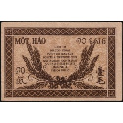 Indochine Française - Pick 89b - 10 cents - Série 6 AF - 1945 - Etat : TTB+ à SUP