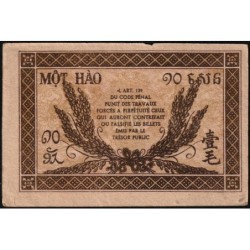 Indochine Française - Pick 89b - 10 cents - Série 6 BL - 1945 - Etat : TTB