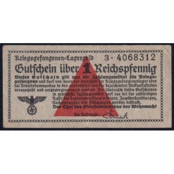 Allemagne - Camp de prisonniers WW2 - 1 reichspfennig - Série 3 - 1939/1940 - Etat : TTB+