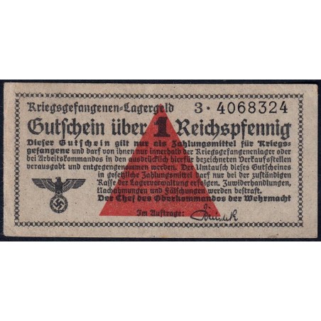 Allemagne - Camp de prisonniers WW2 - 1 reichspfennig - Série 3 - 1939/1940 - Etat : TTB