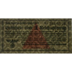 Allemagne - Camp de prisonniers WW2 - 1 reichspfennig - Série 4 - 1939/1940 - Etat : SUP+