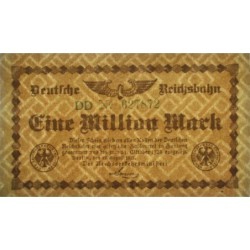 Chemin de fer Berlin - Pick S 1011_2 - 1 million mark - 12/08/1923 - Série DD - Etat : SUP