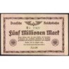 Chemin de fer Berlin - Pick S 1013b_2 - 5 millions mark - 22/08/1923 - Série Bc - Etat : TTB