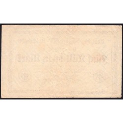 Chemin de fer Berlin - Pick S 1013b_2 - 5 millions mark - 22/08/1923 - Série Bc - Etat : TTB