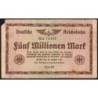 Chemin de fer Berlin - Pick S 1013c_1 - 5 millions mark - 22/08/1923 - Série Nd - Etat : B+