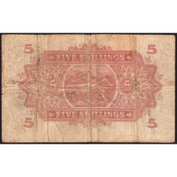 Afrique Orientale Britannique - Pick 28b_4 - 5 shillings - Série D/43 - 01/09/1950 - Etat : B+