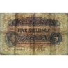 Afrique Orientale Britannique - Pick 28b_4 - 5 shillings - Série D/43 - 01/09/1950 - Etat : B+