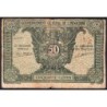 Indochine Française - Pick 91a_1 - 50 cents - Série CF - 1944 - Etat : B