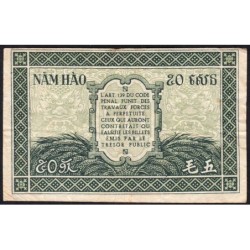 Indochine Française - Pick 91a_1 - 50 cents - Série IN - 1944 - Etat : TTB-