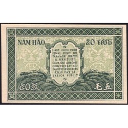 Indochine Française - Pick 91a_1 - 50 cents - Série IN - 1944 - Etat : NEUF