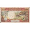 Tahiti - Papeete - Pick 27a - 1'000 francs - Série E.2 - 1971 - Etat : B+