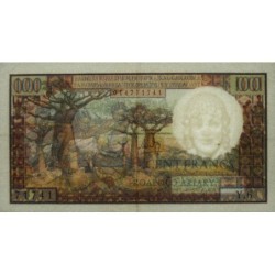 Madagascar - Pick 57a - 100 francs - 20 ariary - Série Y.6 - 1964 - Etat : TTB+
