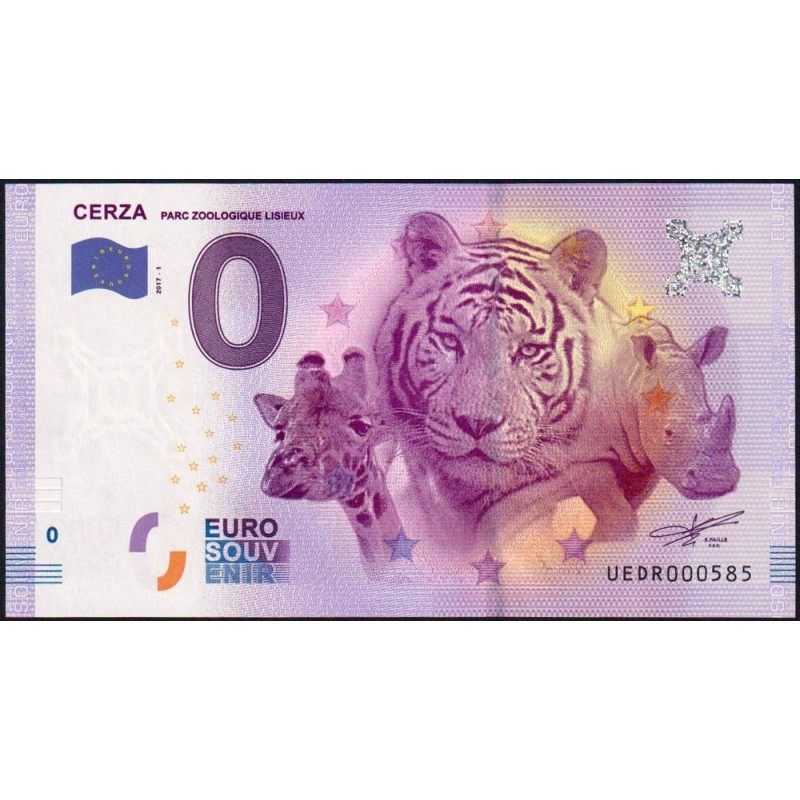 14 - Lisieux - Parc Zoologique de Cerza - UEDR- 2017-1 - Etat : NEUF