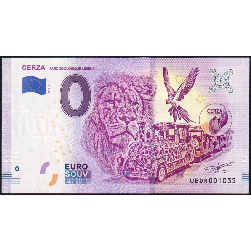14 - Lisieux - Parc Zoologique de Cerza - UEDR- 2019-3 - Etat : NEUF
