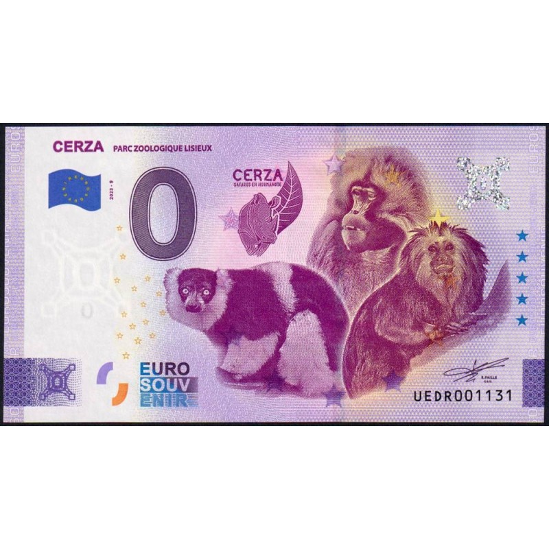 14 - Lisieux - Parc Zoologique de Cerza - UEDR- 2023-9 - Etat : NEUF