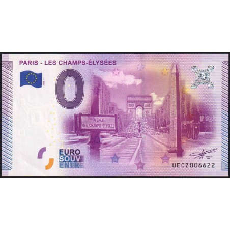 75 - Paris - Les Champs Elysées - UECZ-2015-1 - Etat : SPL