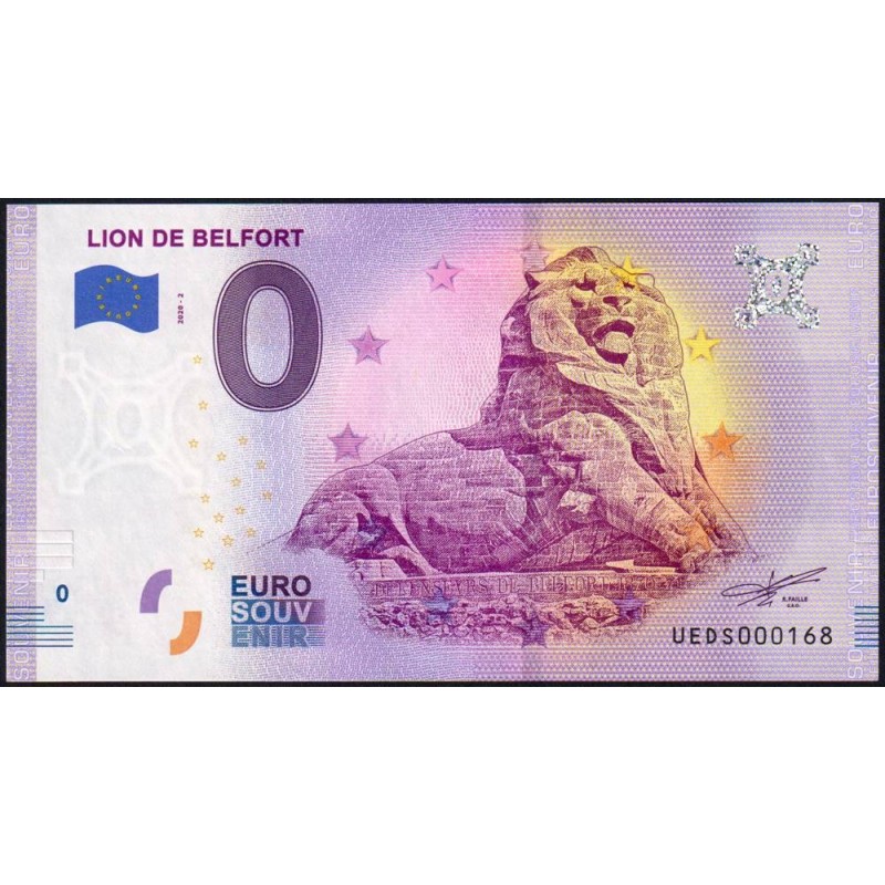 90 - Lion de Belfort - UEDS-2020-2a - Etat : NEUF