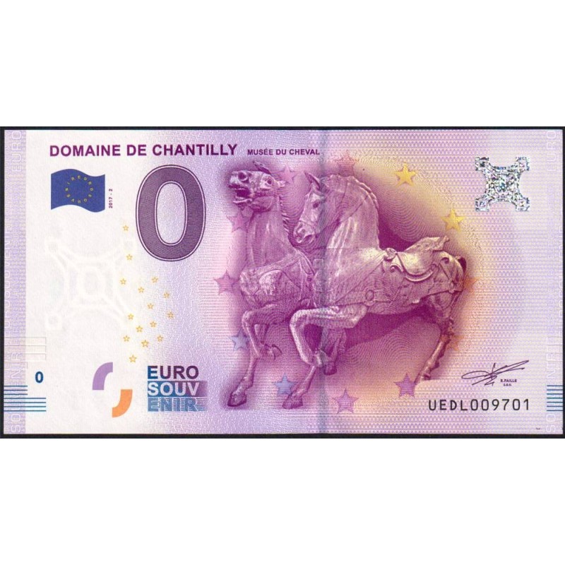 60 - Domaine de Chantilly - Musée du Cheval - UEDL-2017-2a - Etat : NEUF