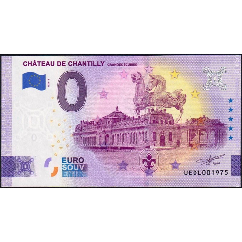 60 - Château de Chantilly - Grandes Ecuries - UEDL-2023-3 - Etat : NEUF