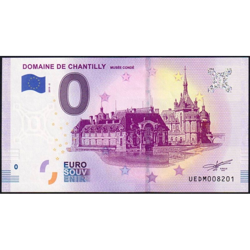 60 - Domaine de Chantilly - Musée Condé - UEDM-2019-2 - Etat : NEUF