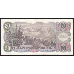 Autriche - Pick 136 - 20 schilling - Série DG - 02/07/1956 - Etat : TTB