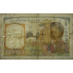 Indochine Française - Pick 52 - 1 piastre - Série Z.85 - 1935 - Etat : TTB-