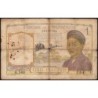 Indochine Française - Pick 52 - 1 piastre - Série A.540 - 1935 - Etat : B-