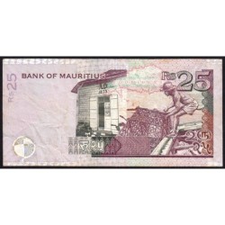 Maurice (île) - Pick 49b - 25 rupees - Série AY - 2003 - Etat : TB