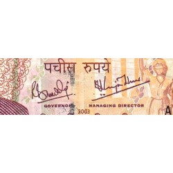 Maurice (île) - Pick 49b - 25 rupees - Série AY - 2003 - Etat : TB