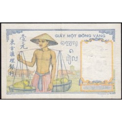 Indochine Française - Pick 54c - 1 piastre - Série G.7008 - 1946 - Etat : TTB