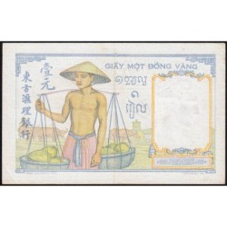 Indochine Française - Pick 54c - 1 piastre - Série R.7782 - 1946 - Etat : SUP