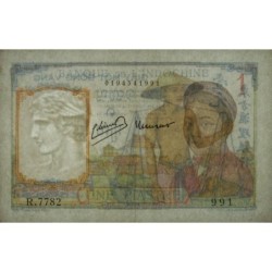 Indochine Française - Pick 54c - 1 piastre - Série R.7782 - 1946 - Etat : SUP