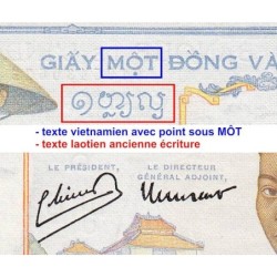 Indochine Française - Pick 54c - 1 piastre - Série F.7818 - 1946 - Etat : SUP+