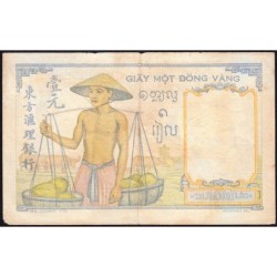 Indochine Française - Pick 54c - 1 piastre - Série X.8452 - 1946 - Etat : TB-