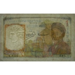 Indochine Française - Pick 54c - 1 piastre - Série X.8737 - 1946 - Etat : TB