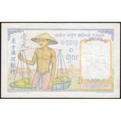Indochine Française - Pick 54c - 1 piastre - Série G.9023 - 1946 - Etat : TTB