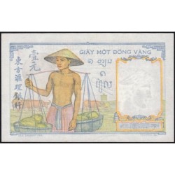 Indochine Française - Pick 54d - 1 piastre - Série V.10902 - 1949 - Etat : SUP