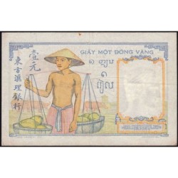 Indochine Française - Pick 54d - 1 piastre - Série E.10936 - 1949 - Etat : TTB