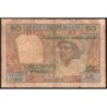 Madagascar - Pick 61a - 50 francs - 10 ariary - Série O.3 - 1969 - Etat : B-