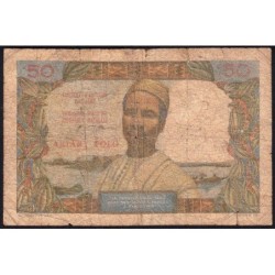 Madagascar - Pick 61a - 50 francs - 10 ariary - Série O.3 - 1969 - Etat : B-