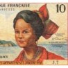 Antilles Françaises - Pick 8b - 10 francs - Série J.7 - 1966 - Etat : TB-
